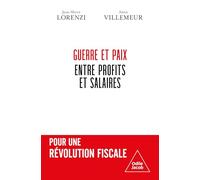 Jean-Hervé Lorenzi – Guerre et paix entre profits et salaires – Étude – Broché