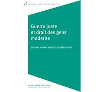 GUERRE JUSTE ET DROIT DES GENS MODERNE