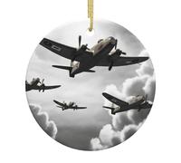 Guerre Mondiale Suspendre Noël Souvenirs Porcelaine Pendentif pour Maison Bureau Magasins