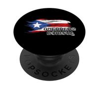 Guerrero Boricua-Puerto Rico Flag PopSockets PopGrip Adhésif