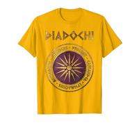 Guerres de diadoches des royaumes hellénistiques successeurs T-Shirt, Homme, Doré Vif, M