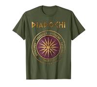 Guerres de diadoches des royaumes hellénistiques successeurs T-Shirt, Homme, Olive, L