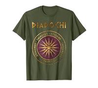 Guerres de diadoches des royaumes hellénistiques successeurs T-Shirt, Homme, Olive, S