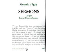 Guerric d'Igny - Sermons - Guerric D'igny - Cerf - broché - Livre