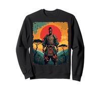 Guerrier Africain samouraï, œuvre d'art Vintage Afro Sweatshirt