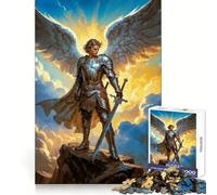 Guerrier angélique, Puzzle de 1000 pièces représentant l'archange Michel, idéal pour Les Adolescents défi intellectuel, détente et Loisirs, Assemblage sans Couture, Cadeau de Noël Parfait (50x75cm)
