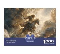 Guerrier Audacieux Puzzle Adulte 1000 Défis (Niveau Avancé) L'Excellence d'un Challenge Éducatif - Conçu pour Hommes, Femmes Et Toute Personne De Plus De 14 Ans 52x38cm/1000pcs