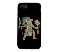 Guerrier aztèque Mexicain Codex Art Mésoaméricain Tribal Azteca Coque pour iPhone SE (2020) / 7/8