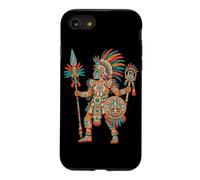 Guerrier aztèque Mexicain Codex Art Mésoaméricain Tribal Azteca Coque pour iPhone SE (2020) / 7/8