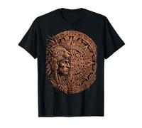 Guerrier Aztèque Mythologie Mexicaine Inca Maya Indigène T-Shirt