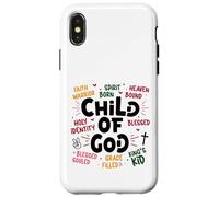 Guerrier chrétien de la Foi Enfant de Dieu Coque pour iPhone X/XS