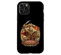 Guerrier conquérant Gengis Khan Coque pour iPhone 11 Pro