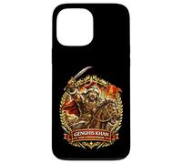 Guerrier conquérant Gengis Khan Coque pour iPhone 13 Pro Max