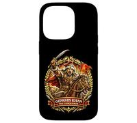 Guerrier conquérant Gengis Khan Coque pour iPhone 14 Pro