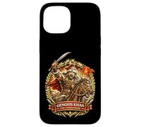 Guerrier conquérant Gengis Khan Coque pour iPhone 15