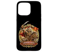 Guerrier conquérant Gengis Khan Coque pour iPhone 15 Pro Max