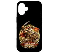Guerrier conquérant Gengis Khan Coque pour iPhone 16