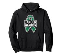 Guerrier Contre Le Cancer du Foie Ruban Vert Sweat à Capuche