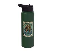 Guerrier de la fureur du Bengale sauvage Stainless Steel Insulated Water Bottle