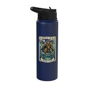 Guerrier de la fureur du Bengale sauvage Stainless Steel Insulated Water Bottle