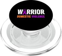 Guerrier de la Violence Domestique - Sensibilisation à la Violence Domestique PopSockets PopGrip pour MagSafe