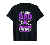 Guerrier de l'épilepsie pour papa, mois de sensibilisation à l'épilepsie T-Shirt