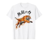 Guerrier de Motivation imparable Power Tiger Leap T-Shirt