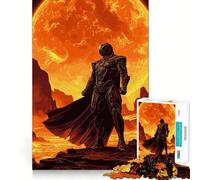 Guerrier de Science-Fiction sur Une planète Extraterrestre Puzzle de 1000 pièces pour Adultes Jeu de réflexion et de détente Design Original Collection (38x52cm)