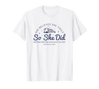 Guerrier de Sensibilisation aux Maladies rares She Believed She Could T-Shirt