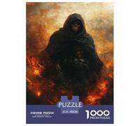 Guerrier démoniaque Épéistes Cool 1000 Pièces pour Adultes Puzzle Cadeaux De Pâques Jeux Éducatifs Jeu De Défi Familial Décoration Intérieure Relaxation Et Sagesse 38x26cm/1000pcs