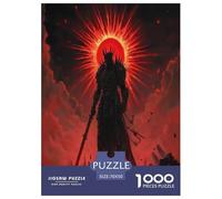 Guerrier démoniaque Épéistes Cool 1000 Pièces pour Adultes Puzzle Cadeaux De Pâques Jeux Éducatifs Jeu De Défi Familial Décoration Intérieure Relaxation Et Sagesse 70x50cm/1000pcs