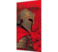 Guerrier Diamond Painting Adulte, 5D Diamond Painting Armure Peinture Diamant Adulte Enfant Bricolage Cristal Strass Point de Croix Broderie Diamant Kit Complet Pour Décoration Murale 60x120cm u1-u2