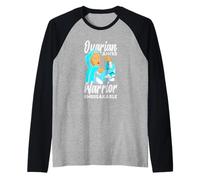 Guerrier du Cancer de l'ovaire incassable Manche Raglan