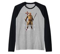 Guerrier du Christ | Templier Knight | Guerrier catholique Manche Raglan