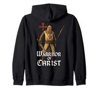 Guerrier du Christ | Templier Knight | Guerrier catholique Sweat à Capuche