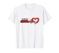 Guerrier du cœur, bâton Cardiaque/survivant T-Shirt Graphique avec Valeur