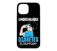 Guerrier du diabète incassable Coque pour iPhone 15