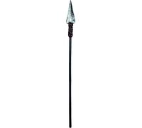 Guerrier Gladiateur Lance accessoire de costume noir-argent 150cm