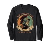 Guerrier Gladiateurs Rome Antique Spartacus Combattant Pro Manche Longue
