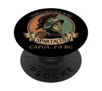 Guerrier Gladiateurs Rome Antique Spartacus Combattant Pro PopSockets PopGrip Adhésif
