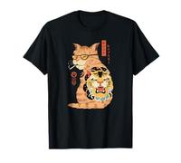 Guerrier Hipster Cat T-Shirt
