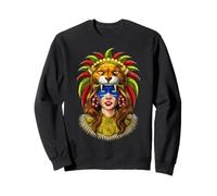 Guerrier Jaguar aztèque civilisation aztèque Guerrier Maya Sweatshirt