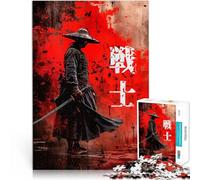 Guerrier Japonais Puzzle Adulte 1000 pièces Jeux éducatifs Décoration d'intérieur Car C'est Un pour Toute la Famille 38x26cm