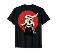 Guerrier japonais rétro (au dos) - Tokyo Samouraï T-Shirt