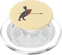 Guerrier Lapin Gardien - Marginalia médiéval - MargiKnights PopSockets PopGrip pour MagSafe