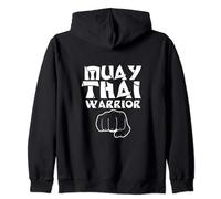Guerrier Muay Thaï Arts Martiaux Chasseur Muay Thai Boxe Sweat à Capuche