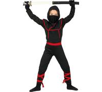 Guerrier Ninja Samurai - Costume pour enfants taille 110 - 146, taille:128/134