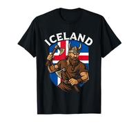 Guerrier nordique viking islandais racines islandaises T-Shirt