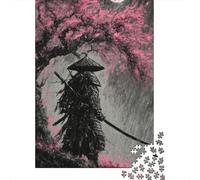 Guerrier Puzzles en Bois Adultes 1000 Pièces Cadeaux d'anniversaire pour Jeu De Défi Familial Jeux ÉduChatifs Décoration Relaxation Et Sagesse 1000pcs (75x50cm)