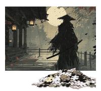 Guerrier Puzzles en Bois Adultes 500 Pièces Cadeaux d'anniversaire pour Jeu De Défi Familial Jeux ÉduChatifs Décoration Relaxation Et Sagesse 500pcs (52x38cm)